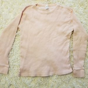 Vintage women waffle thermal top